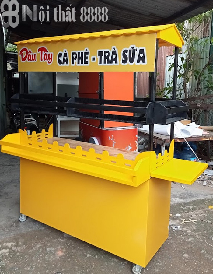 Xe trà sữa gỗ SP 3240