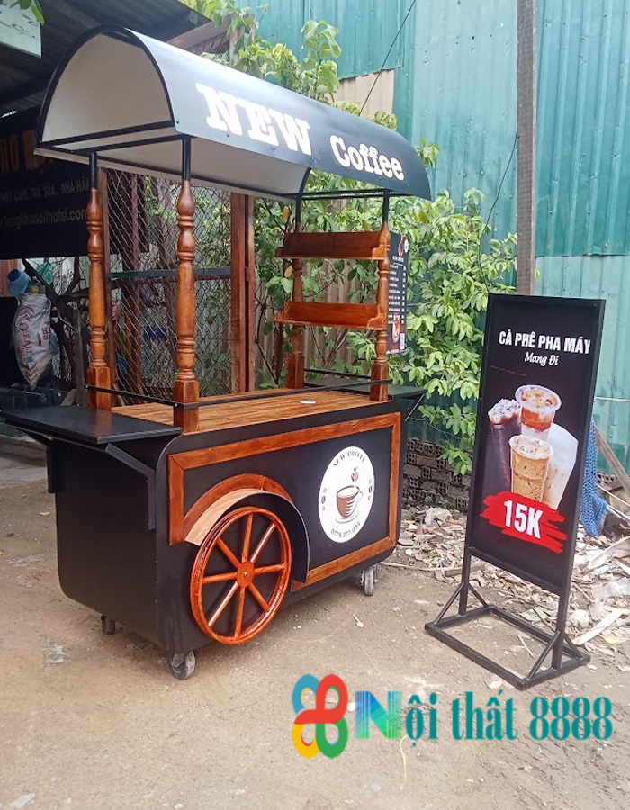 Xe cà phê mang đi bán cafe pha máy SP 5544